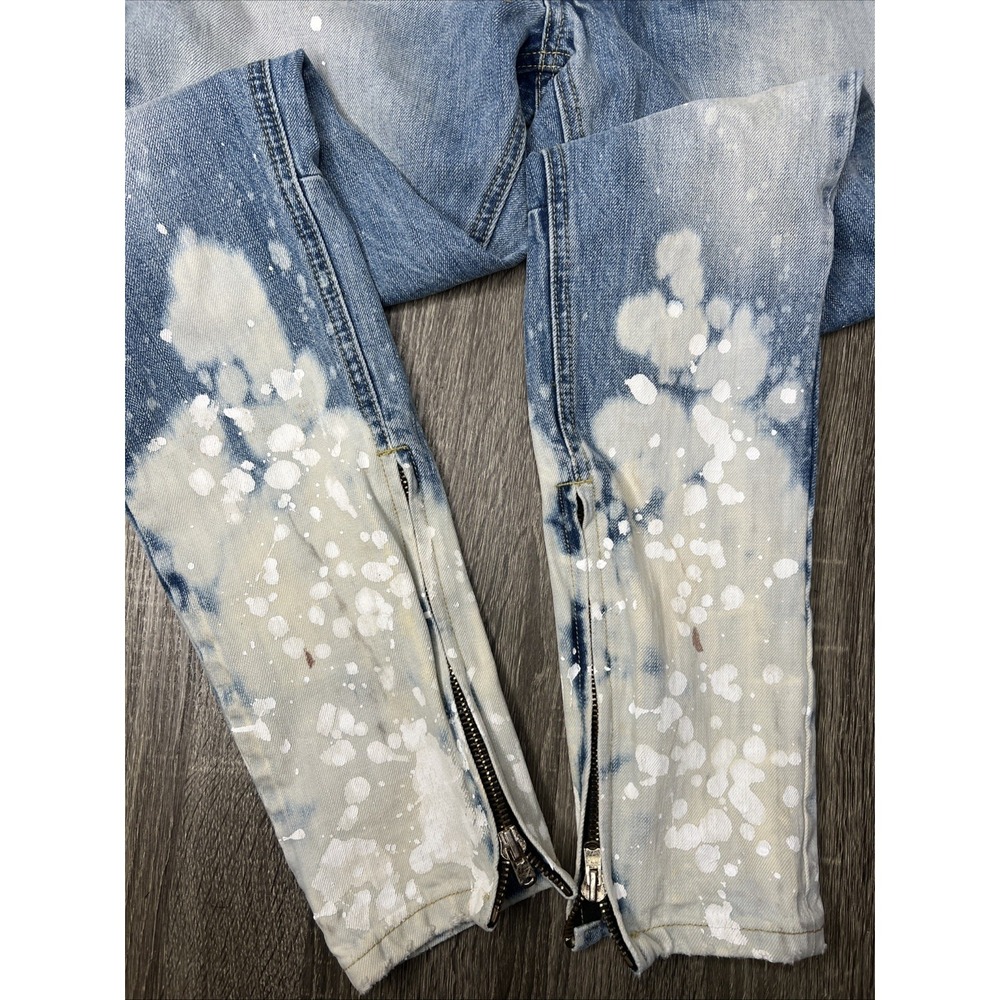 Fear Of God Fifth Collection Selvedge Painters Paint Splatter Jeans Sz 29 - Picture 2 of 16